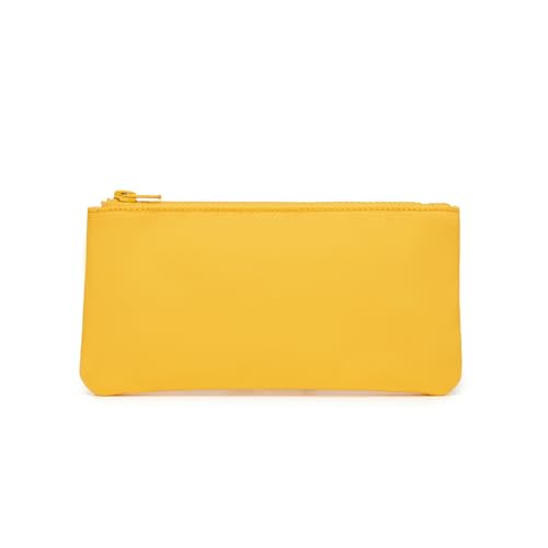 Minimalist School Work Organizer Bag for Traveling Portable Letter Writing Stationery Pouch Oxford Cloth - color: Yellow/Oxford