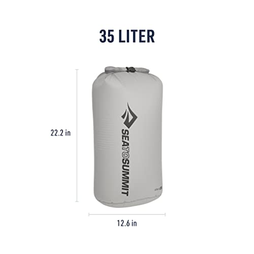Sea to Summit Ultra-Sil Dry Bag, Ultralight Waterproof Dry Storage - color: HighRise Grey, style: 35 Liter