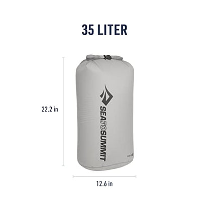 Sea to Summit Ultra-Sil Dry Bag, Ultralight Waterproof Dry Storage - color: HighRise Grey, style: 35 Liter
