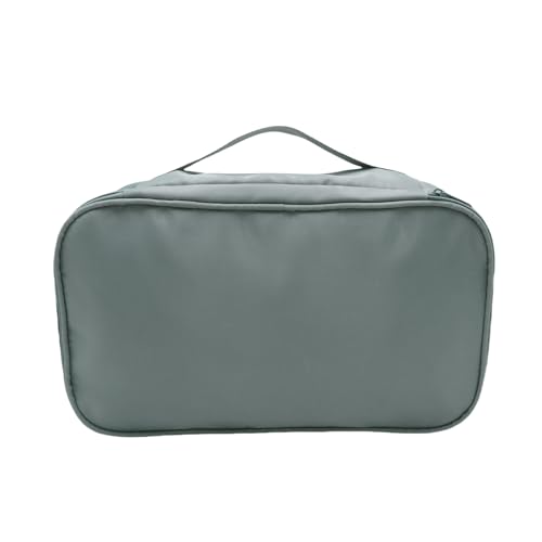 Portable Underwear Bra Storage Bag Waterproof Travel Organizers Multi-Layer Toiletry Packing Cube - color: B style-grey