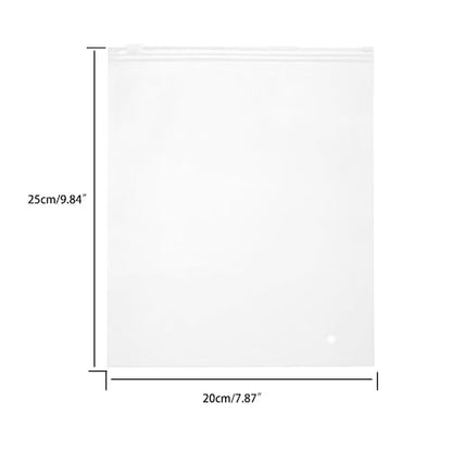 Frosted Packaging Bag, 50PCS 7.9X9.8 Inch Clear Plastic Poly Bags, Reclosable Clear Poly Bags with Vent Holes for Packaging Socks, Board Games, Underwear Leggings, Toys - size: 50 Pcs 7.9*9.8"