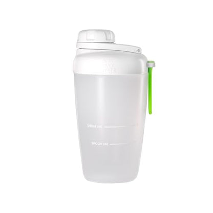 Oats Overnight Shaker Bottle – Leakproof Shaker Cup with Secure Screw Cap & Fill Line, Dishwasher Safe – Mixing Cup, Protein Shakes, Oatmeal, Breakfast On-the-Go & Travel - color: Green