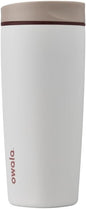 Owala SmoothSip Slider Insulated Stainless Steel Coffee's Tumbler, Reusable Iced Coffee Cup, Hot Coffee Travel Mug, BPA Free 20 oz, Vanilla Bean (Pack of 8) - color: Vanilla Bean, size: 20 Ounces (Pack of 8)
