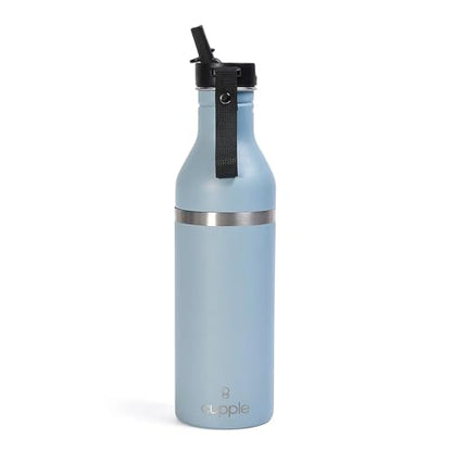 Tumbler, Stainless Steel 2-in-1 Travel Coffee Mug & Water Bottle, Leak Proof Insulated Cup for Hot & Cold Drinks, BPA Free, Fits Most Cup Holders (Arctic Blue) - color: Arctic Blue