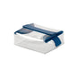 Cadence Parcel - Clear Kit with Magnetic Closure - Durable and Leak-Resistant Travel Toiletry Kit - TSA-Compliant & Modular Design - Hygiene Bag for Travel Essentials - 1 Qt - Cove - color: Cove, size: Medium