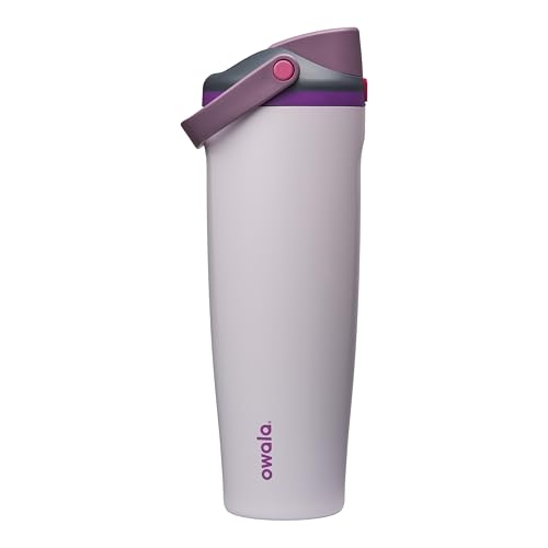 Owala FreeSip Sway Insulated Stainless Steel Water Bottle with Two-Way Spout, Built-In Straw and Bucket Handle, Made for Travel, School, and Sports, 40oz, BPA Free, Leak Proof, Dreamy Field - color: Dreamy Field, size: 40 Ounces