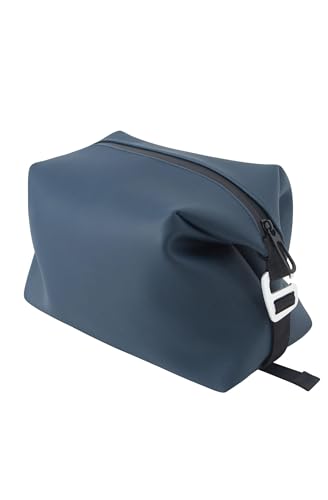 6"x 11" 6L Large Silicone Toiletry Bag,Waterproof Leakproof Foldable Travel Organizer,Dopp Kit Alternative for Men & Women,Navy Bule - color: Navy, size: 6L