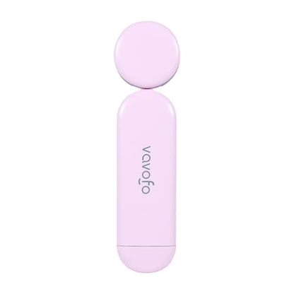 VAVOFO USB Rechargeable Book Light, Blue Light Blocking, Amber Light Clip On Bookmark Shaped Reading Light, Eye Care 6 LEDs Book Light for Bookworms Reading in Bed with 9 Lighting Modes (Pink Purple) - color: Pink Purple