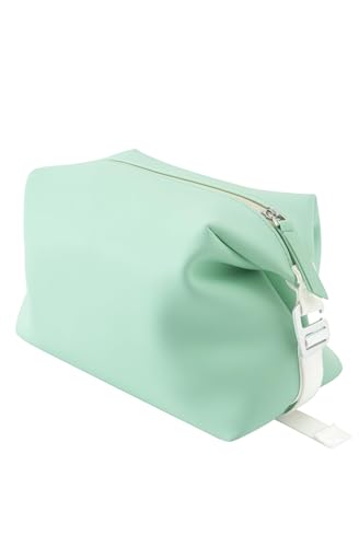6"x 11" 6L Large Silicone Toiletry Bag,Waterproof Leakproof Foldable Travel Organizer,Dopp Kit Alternative for Men & Women,Turquoise Blue - color: Turquoise Blue, size: 6L