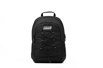 Coleman Chiller Insulated Backpack Cooler, Leakproof 28-Can Backpack Cooler with 12+ Hour Ice Retention, Made with Recycled Materials, Great for Beach, Camping, Hiking, Tailgates, Groceries, & More - color: Black