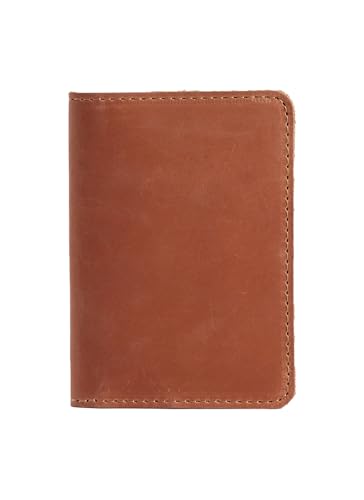 INCARNE US Leather Passport Holder for Travel - Passport Case - Passport Wallet for Men - Passport Cover for Women Sleeve Protector - Travel Essentials Vacation Luggage Travel Gifts - Vintage Cognac - color: Vintage Cognac, style: Timeless Style