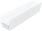 Akro-Mils 30128 Plastic Shelf Bins, Heavy Duty Storage Bins for Garage, Closet, and Drawer Organization, 457 x 102 x 102 Mm, Clear, 12 Count - color: Clear