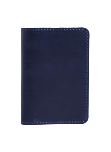 INCARNE US Leather Passport Holder for Travel - Passport Case - Passport Wallet for Men - Passport Cover for Women Sleeve Protector - Travel Essentials Vacation Luggage Travel Gifts - Vintage Blue - color: Vintage Blue, style: Timeless Style