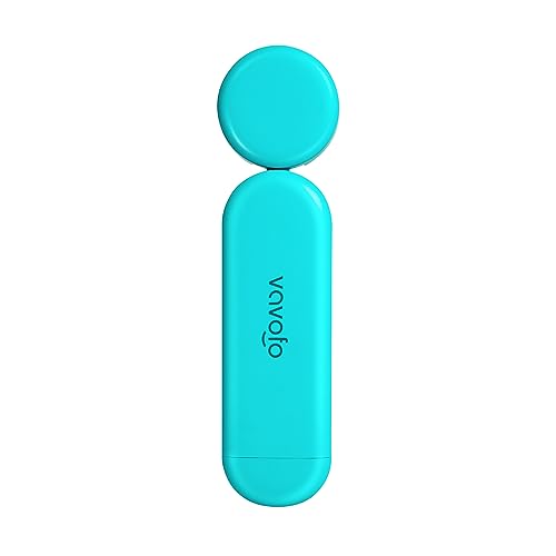 VAVOFO USB Rechargeable Book Light, Blue Light Blocking, Amber Light Clip On Bookmark Shaped Reading Light, Eye Care 6 LEDs Book Light for Bookworms Reading in Bed with 9 Lighting Modes (Blue) - color: Blue