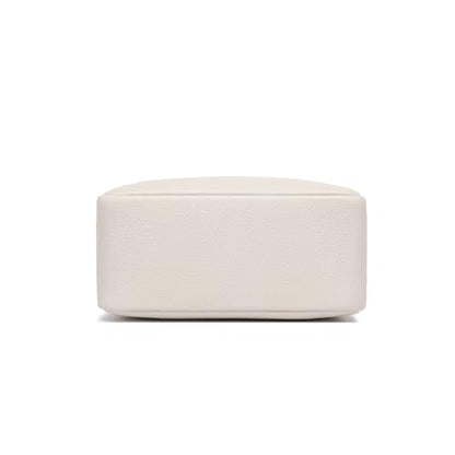 PU leather Organizer Bag Lightweight Cosmetic Bag with Ring Clasp Perfect Travel Makeup Bag for Women (French Oak/PU) - color: French Oak/PU