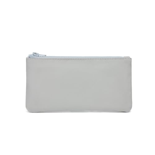 Minimalist School Work Organizer Bag for Traveling Portable Letter Writing Stationery Pouch Oxford Cloth - color: Light Gray/Oxford