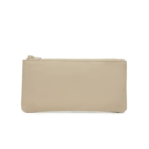 Minimalist School Work Organizer Bag for Traveling Portable Letter Writing Stationery Pouch Oxford Cloth - color: Khaki/Oxford