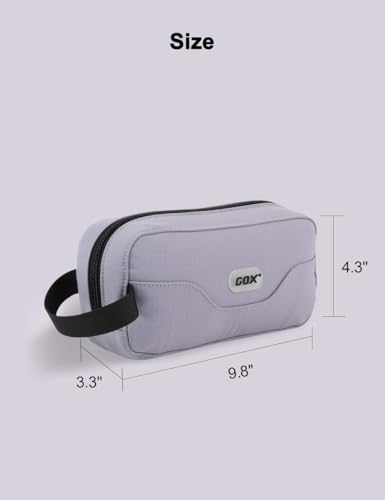 GOX Small Travel Toiletry Bag, Dopp Kit Case For Men, Multifunction Cosmetics Organizer Pouch (Lavender Purple) - color: Lavender Purple