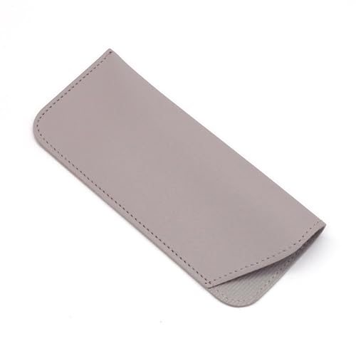 YYaaloa Soft Leather Glasses Sunglasses Cases 7x3 Inch PU Leather Travel Glasses Pouch for Women Men Kids - color: 6 Different Light Color