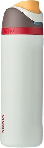 Owala FreeSip Insulated Stainless Steel Water Bottle with Straw, BPA-Free Sports Water Bottle, Great for Travel, 24 Oz, Boneyard (Pack of 6) - color: Boneyard, size: 24 Ounces (Pack of 6)