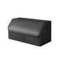 car organizers and storage for SUV,trunk organizer for sedan, leather foldable sleek box with lid,collapsible cargo bins, tool accessories containers,Collapsible Suede velvet (18 inch Covered) - size: 18 inch Covered