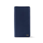 Leatherology Navy Blue Full Grain Leather Zip Around Travel Wallet – RFID Passport Organizer for Cards, Cash & Travel Documents - color: Navy Blue