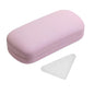 PERFECTSIGHT Sunglasses Case, Large Hard Shell Glasses Case, Cute PU Leather Protective Eyeglasses Case for Women Men - color: Pink