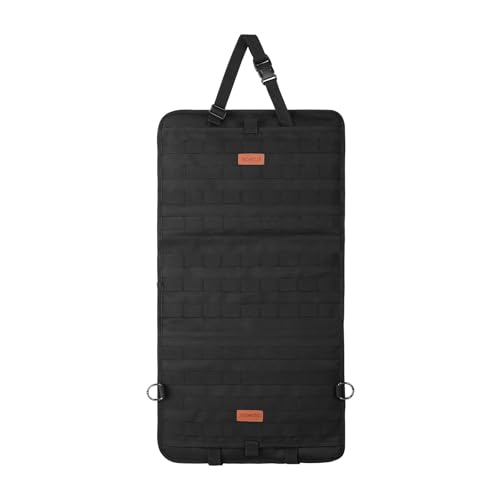 Seat Back Organizer & camping bag Convertible Front Seat Organizer Bag with Shoulder Strap, 2 in 1 Tactical Car MOLLE Panel Back Seat Car Organizer for All Vehicles