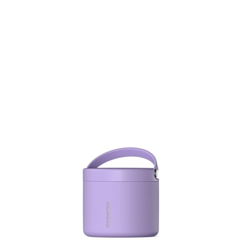 Hydrapeak 18oz Stainless Steel Vacuum Insulated Food Jar for Hot Food and Cold Food, Wide Mouth Leak-Proof Soup Jar for Adults, 10 Hours Hot and 16 Hours Cold (Lavender) - color: Lavender, size: 18 Ounces
