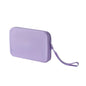 Large Silicone Multifunctional Essential Bag Portable Travel Makeup Bag for Women Men Cards Cash Bag Zipper Pouch (Purple) - color: Purple