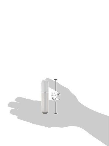 Travalo Classic HD Perfume Atomizer - Leak-Proof and TSA Approved for Air Travel - Reusable, Airtight, Easy-Fill Mini Pump Sprayer - Lightweight, Elegant Design w/Volume Window - Silver 0.17oz - color: Silver