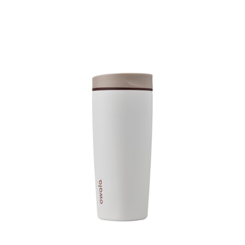Owala SmoothSip Slider Insulated Stainless Steel Coffee Tumbler, Reusable Iced Coffee Cup, Hot Coffee Travel Mug, BPA Free 20 oz, Vanilla Bean - color: Vanilla Bean, size: 20 Ounces