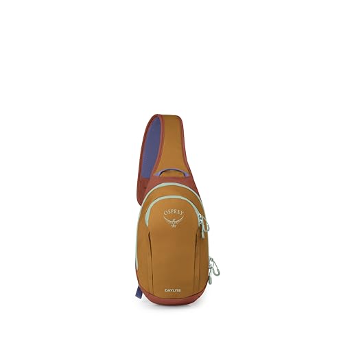 Osprey Daylite Shoulder Sling Bag - Crossbody Backpack for Everyday Carry, Festivals, and Travel - color: Barley Brown Multi