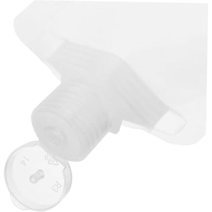 5Pcs Travel Size Refillable Squeeze Pouches, 30ml Clear Toiletry Containers, Portable Packing Bags