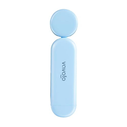 VAVOFO USB Rechargeable Book Light, Blue Lighting Blocking, Amber Light Clip On Bookmark Shaped 6 LEDs Reading Light, Eye Care for Bookworms Reading in Bed with 9 Lighting Modes (Light Blue) - color: Light Blue