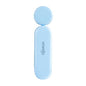VAVOFO USB Rechargeable Book Light, Blue Lighting Blocking, Amber Light Clip On Bookmark Shaped 6 LEDs Reading Light, Eye Care for Bookworms Reading in Bed with 9 Lighting Modes (Light Blue) - color: Light Blue
