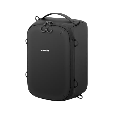 AMBITFUL Medium Camera Cube Insert for Backpack, Waterproof Padded Camera Insert with Dividers, Quick Access for Travel Photography Gear Organizer (8.5L)