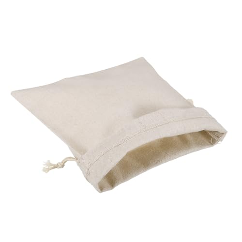 PATIKIL 10"x8" Coin Money Sacks Bag, 6Pcs Bank Deposit Change Transit Cash Bags with Drawstring Currency Gift Sacks Style 1, Beige - color: Beige, size: 10"x8"