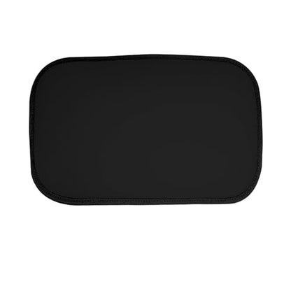FH Group Neosupreme Black Flat Pattern Center Console Pad – Water-Resistant Armrest Cover Protector for Cars, SUVs & Trucks - color: Black, style: Console Cover (Plain)