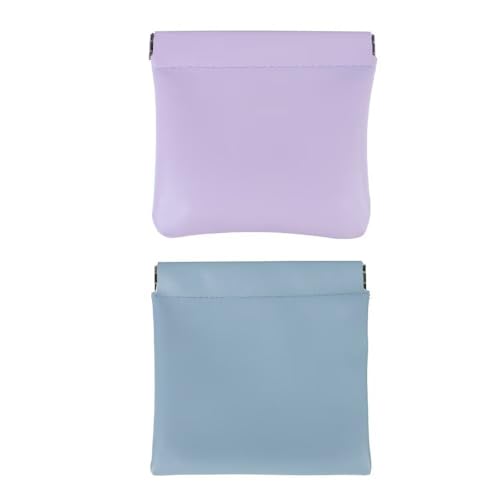 4.72 - Inch Mini Organizer Pouch, Multi - Use Small Items Storage Bag - color: Purple+Blue