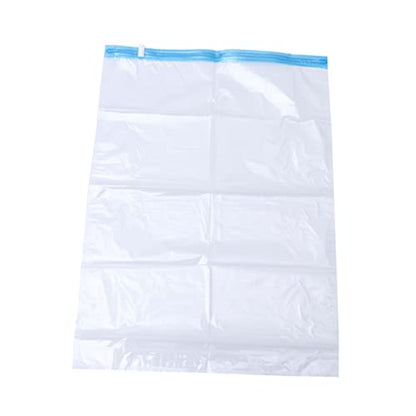 Holibanna 10pcs Vacuum Compressed Roll up Seal Bags for Travel Storage for Clothes Organize and Maximize Packing Space Pe Material Transparent Design