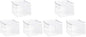 Amazon Basics Clear Zippered Storage Bags for Closet Organization, Stackable Clothing and Linen Storage Containers, 6-Pack - size: 6-Pack