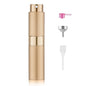 LISAPACK 8ML Atomizer Perfume Spray Bottle for Travel, Empty Refillable Cologne Dispenser, Portable Sprayer (Rose Gold) - color: Rose gold
