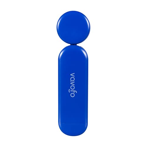 VAVOFO USB Rechargeable Book Light, Blue Light Blocking, Amber Light Clip On Bookmark Shaped Reading Light, Eye Care 6 LEDs Book Light for Bookworms Reading in Bed with 9 Lighting Modes (Royal Blue) - color: Royal Blue
