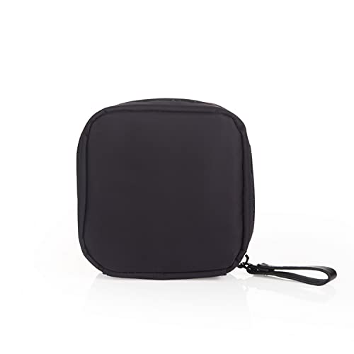 Hekyip Mini Cosmetic Bag, Travel Makeup Pouch, Portable Waterproof Cosmetic Pouch for Girls Women, Mini (Mini All Black) - color: Mini All Black