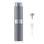 LISAPACK 8ML Atomizer Perfume Spray Bottle for Travel, Empty Refillable Cologne Dispenser, Portable Sprayer (Grey) - color: Grey