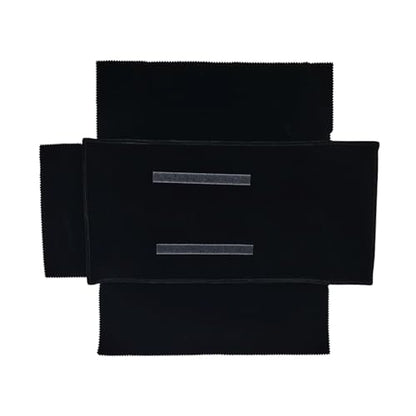 Velet Travel Jewelry Case Roll Bag Organizer for Necklace Bracelet Black Gray Velvet (Black Velvet) - color: Black Velvet