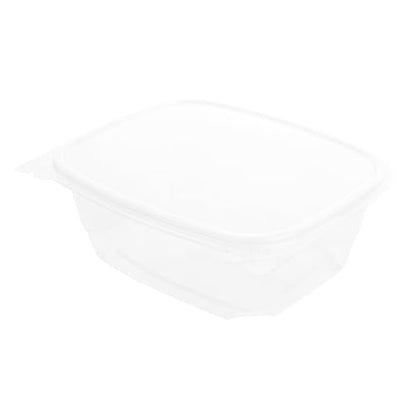 Restaurantware Thermo Tek 32 Ounce Deli Food Containers 100 Anti-Fog Hinged Lid Containers - Freezable Rectangle Clear Plastic To Go Food Containers Disposable - size: 32 oz
