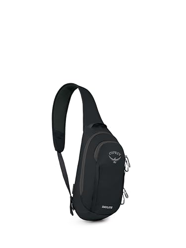 Osprey Daylite Shoulder Sling Bag - Crossbody Backpack for Everyday Carry, Festivals, and Travel - color: Black