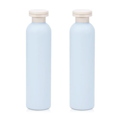 8.8 oz Travel Shampoo Bottles, Refillable Flip Cap Squeeze Bottles for Toiletries, Large Leakage-proof Travel Shampoo and Conditioner Bottles (Blue) - color: Blue, size: 260ml/8.8oz
